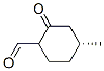 Cyclohexanecarboxaldehyde, 4-methyl-2-oxo-, (4R)- (9CI) Struktur