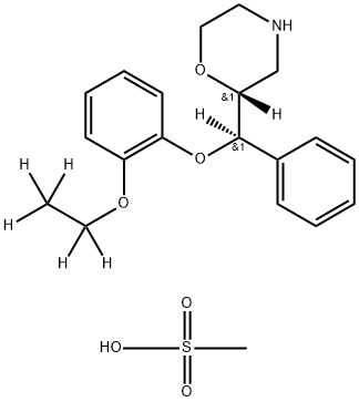 REBOXETINE-D5, MESYLATE Struktur