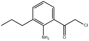 Ethanone, 1-(2-amino-3-propylphenyl)-2-chloro- (9CI) Struktur