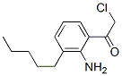 Ethanone,  1-(2-amino-3-pentylphenyl)-2-chloro- Struktur