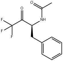 acetyl-phenylalanyl trifluoromethyl ketone Struktur