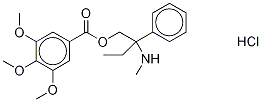 N-Demethyl Trimebutine-d5 Hydrochloride Struktur