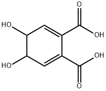 2,6-Cyclohexadiene-1,2-dicarboxylic acid, 4,5-dihydroxy- (9CI) Struktur