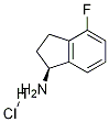 (S)-4-Fluoro-2,3-dihydro-1H-inden-1-aMine hydrochloride Struktur