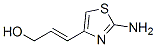 2-Propen-1-ol,  3-(2-amino-4-thiazolyl)- Struktur