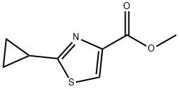 Methyl 2-cyclopropylthiazole-4-carboxylate Struktur