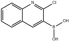 2-氯喹啉-3-硼酸, 128676-84-6, 結(jié)構(gòu)式