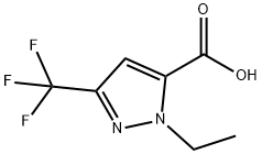 2-ETHYL-5-TRIFLUOROMETHYL-2H-PYRAZOLE-3-CARBOXYLIC ACID Struktur