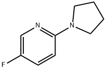 5-Fluoro-2-pyrrolidinopyridine Struktur