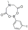 2-(3-Iodophenyl)-6-methyl-1,3,6,2-dioxazaborocane-4,8-dione Struktur