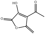 2(5H)-Furanone, 4-acetyl-3-hydroxy-5-methylene- (9CI) Struktur