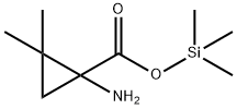 Cyclopropanecarboxylic acid, 1-amino-2,2-dimethyl-, trimethylsilyl ester (9CI) Struktur