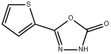 5-THIEN-2-YL-1,3,4-OXADIAZOL-2(3H)-ONE Struktur