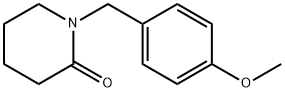 1-(4-METHOXY-BENZYL)-PIPERIDIN-2-ONE Struktur