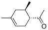 Ethanone, 1-(4,6-dimethyl-3-cyclohexen-1-yl)-, (1R-trans)- (9CI) Struktur