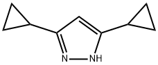 3,5-dicyclopropyl-1H-pyrazole Struktur