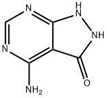 3H-Pyrazolo[3,4-d]pyrimidin-3-one,  4-amino-1,2-dihydro- Struktur