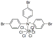 Tris(4-bromophenyl)ammoniumyl hexachloroantimonate Struktur