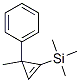 Silane, trimethyl(3-methyl-3-phenyl-1-cyclopropen-1-yl)- Struktur