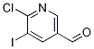 6-chloro-5-iodonicotinaldehyde Struktur