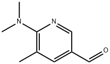 6-(diMethylaMino)-5-Methylnicotinaldehyde Struktur