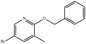 2-(benzyloxy)-5-broMo-3-Methylpyridine Struktur