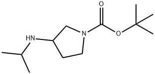 1-BOC-3-Isopropylamino-pyrrolidine Struktur