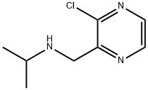 (3-Chloro-pyrazin-2-ylmethyl)-isopropyl-amine Struktur