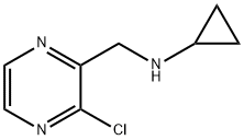 (3-Chloro-pyrazin-2-ylmethyl)-cyclopropyl-amine Struktur