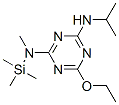 6-Ethoxy-4-isopropylamino-2-(trimethylsilylmethylamino)-1,3,5-triazine Struktur