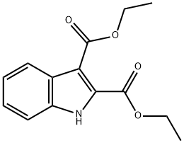 diethyl-4-1H-indole-2，3-dicarboxylate Struktur