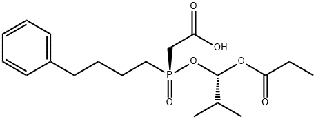 Des(4-cyclohexyl-L-proline) Fosinopril Acetic Acid Struktur