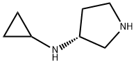 Cyclopropyl-(S)-pyrrolidin-3-yl-amine Struktur