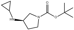 (S)-1-BOC-3-Cyclopropylamino-pyrrolidine Struktur