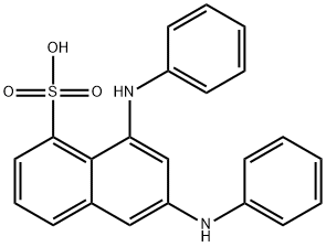 6,8-dianilinonaphthalene-1-sulphonic acid Struktur