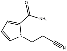 1H-Pyrrole-2-carboxamide,1-(2-cyanoethyl)-(9CI) Struktur