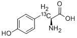 L-TYROSINE-BETA-13C Struktur