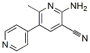 2-amino-3-cyano-6-methyl-5-(4-pyridyl)pyridine Struktur