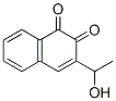 1,2-Naphthalenedione, 3-(1-hydroxyethyl)- (9CI) Struktur