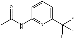 2-Acetamido-6-trifluoromethylpyridine Struktur