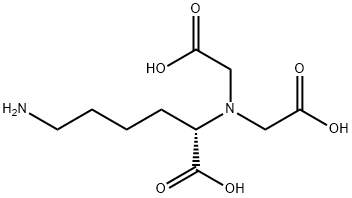 N-(5-Amino-1-carboxypentyl)iminodiaceticacid Struktur