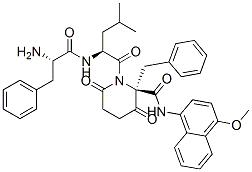 succinyl-phenylalanyl-leucyl-phenylalanine-4-methoxynaphthylamide Struktur