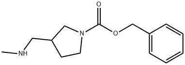 benzyl 3-((MethylaMino)Methyl)pyrrolidine-1-carboxylate Struktur