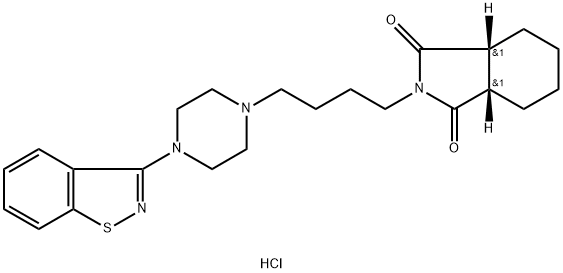 Perospirone hydrochloride Struktur