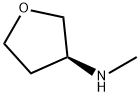 (S)-Methyl-(tetrahydro-furan-3-yl)-amine Struktur