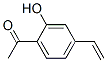 Ethanone, 1-(4-ethenyl-2-hydroxyphenyl)- (9CI) Struktur