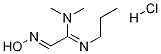 2-(HydroxyiMino)-N,N-diMethyl-N'-propylacetiMidaMide Hydrochloride Struktur