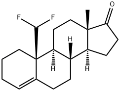 19,19-difluoroandrost-4-en-17-one Struktur