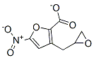 2,3-epoxypropyl-5-nitrofuran-2-carboxylate Struktur