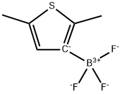 trifluoro(2,5-diMethyl-thiophen-3-yl)-Borate Struktur